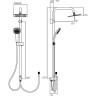 Душевая система IDEAL STANDARD IDEALRAIN CUBE, арт. A5862AA