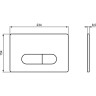 Клавиша IDEAL STANDARD OLEAS M1 R0115AA